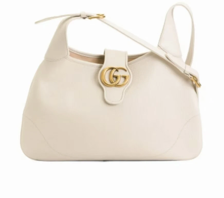 99新 GUCCI/古驰 Gucci 白色Hobo腋下包