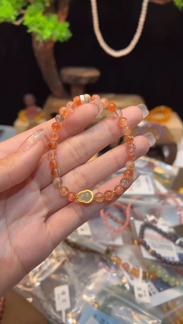 【闪购商品】长石手链未镶嵌手饰@@D2930