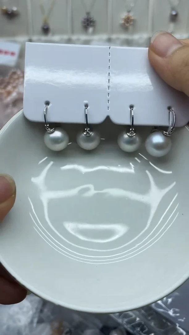 未镶嵌淡水珍珠耳饰茶壶多其性发其一