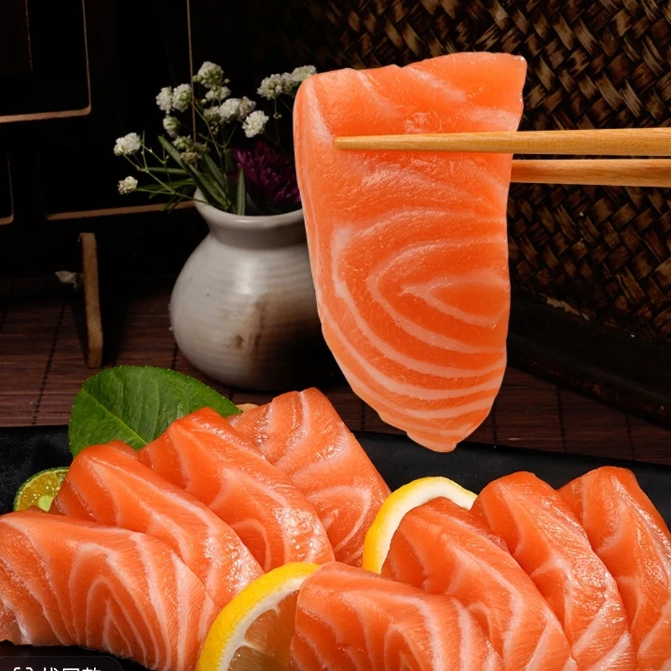 【新店铺粉丝福利】800g皇冠冰鲜三文鱼优质甄选每天现切发货