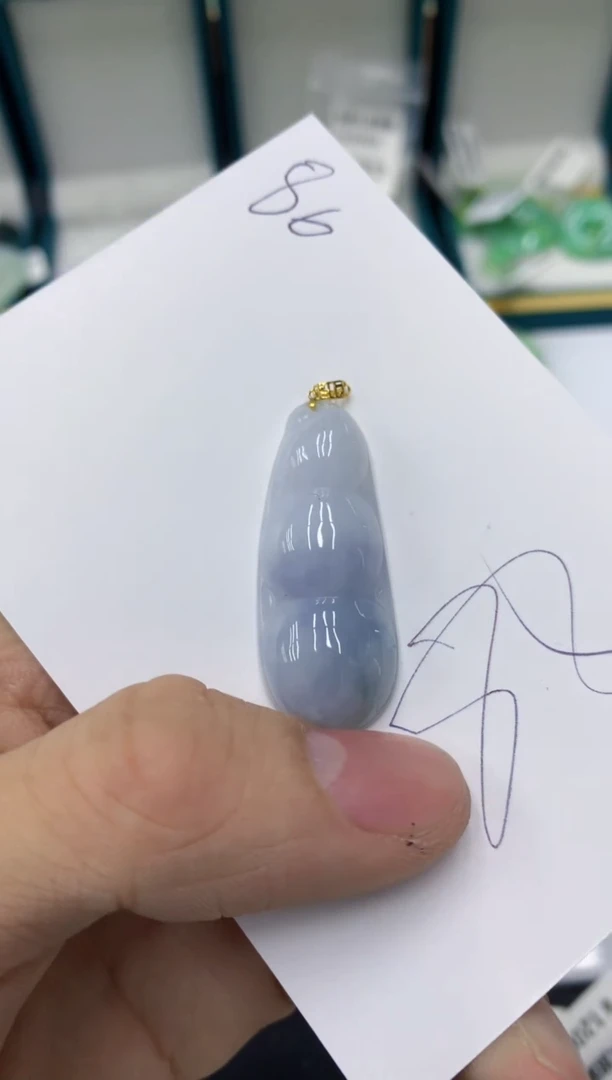 【闪购商品】翡翠颈饰18K金镶嵌1111111111