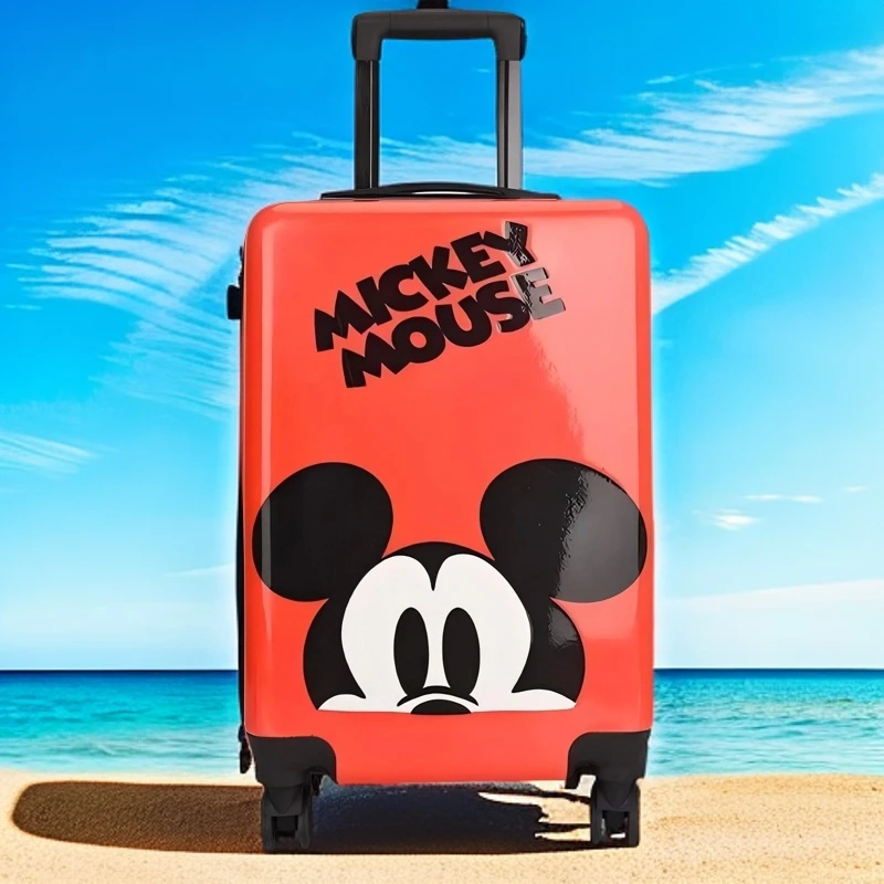 行李箱旅行箱登机箱行李箱旅行行李箱拉杆行李箱米奇行李箱