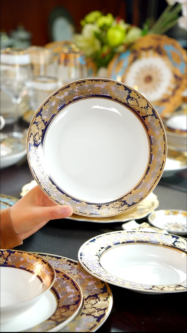 瓷片8寸深菜盘1个  福利价