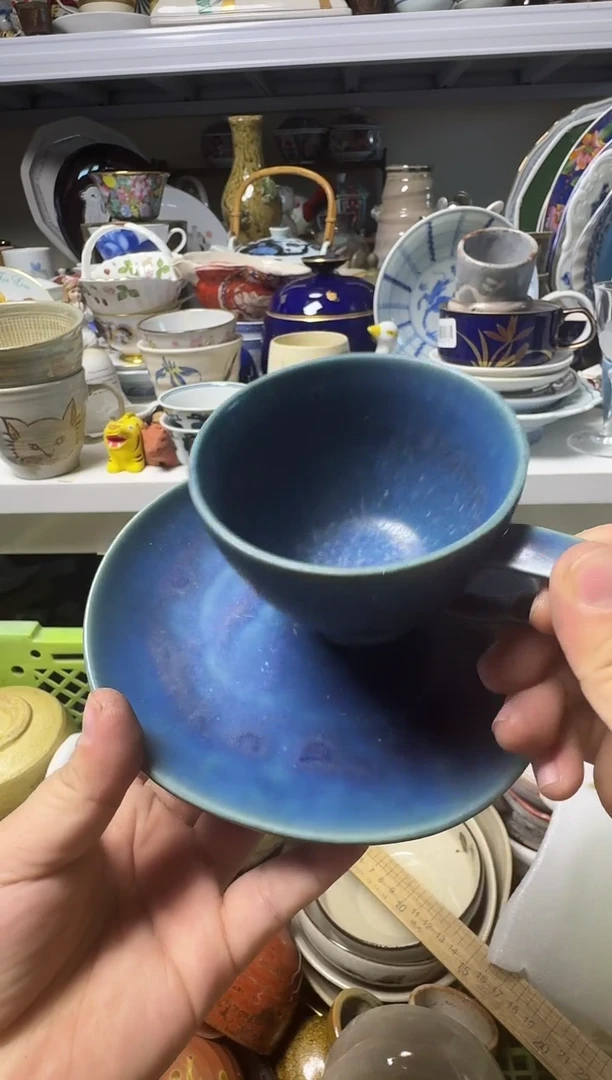 中古瓷器，默认微瑕--漂亮，好看的粗陶