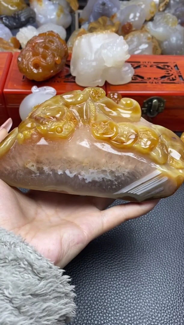 【闪购商品】玛瑙/玉髓摆件未镶嵌00