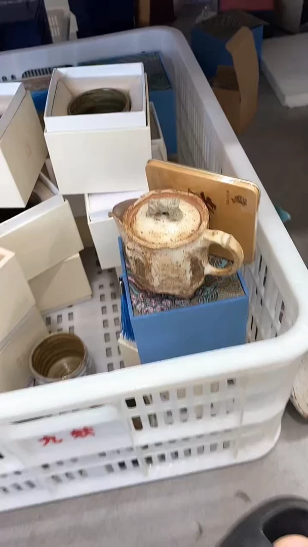 瓷片壶+茶叶杨陶瓷茶具茶器