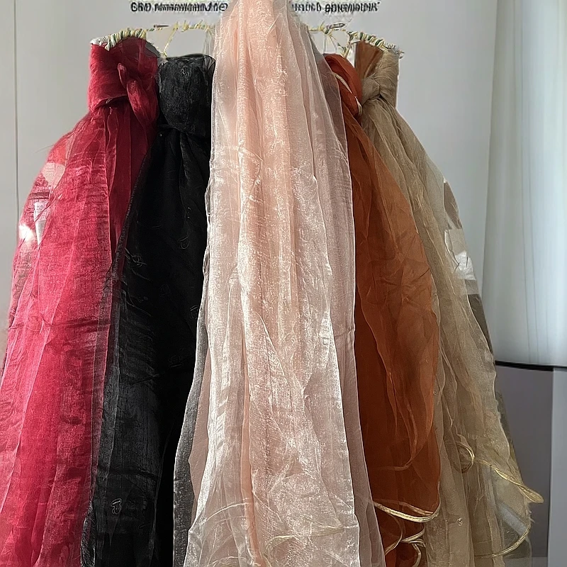 E1701 女士暗纹印花百搭多用途围巾，丝巾(印花不分)