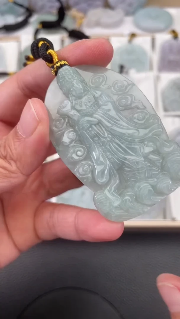 颈饰未镶嵌翡翠天然缅甸翡翠A货447
