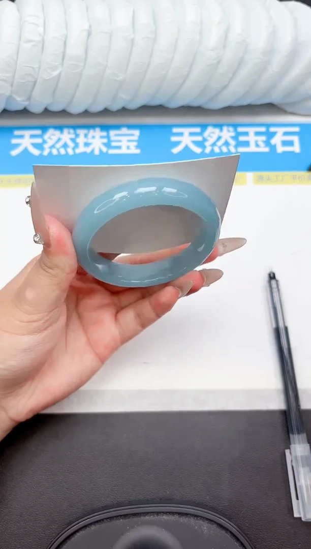 未镶嵌手镯石英质玉A105-56.4