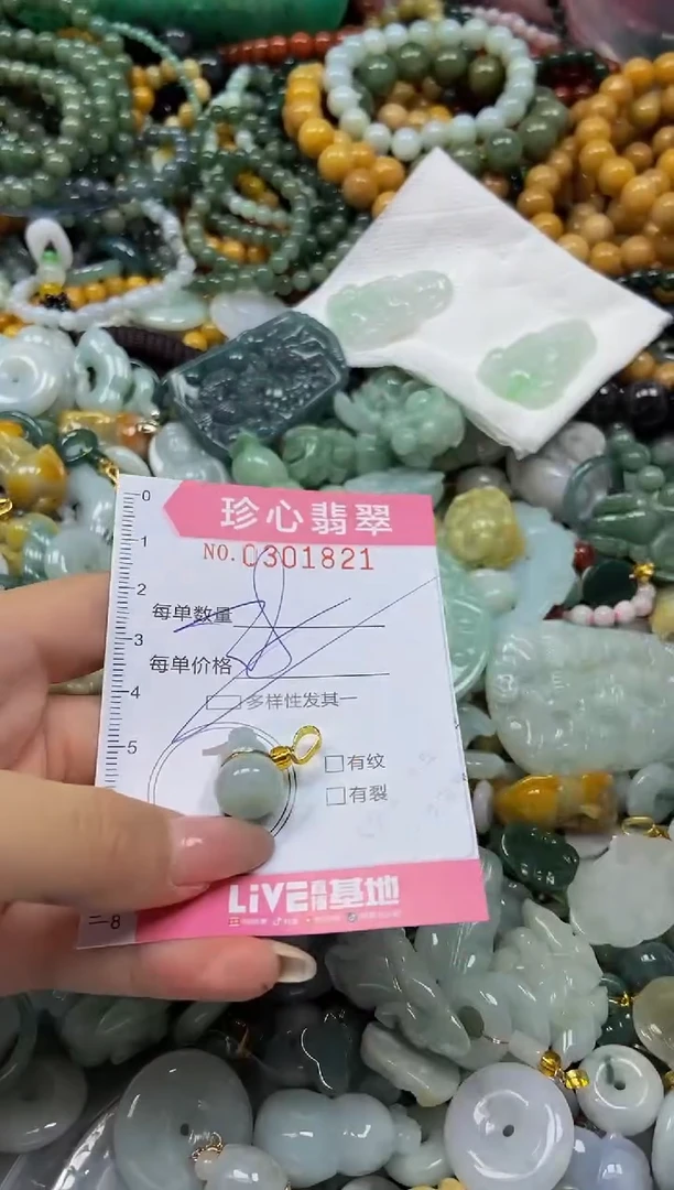 翡翠未镶嵌颈饰闪购0301821多样性发其一