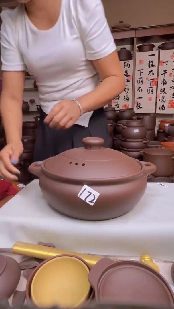 宜兴紫砂微瑕5.5升大火锅172
