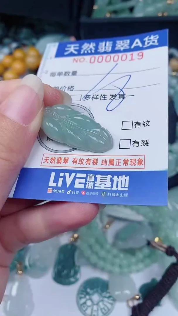 翡翠未镶嵌颈饰00000019