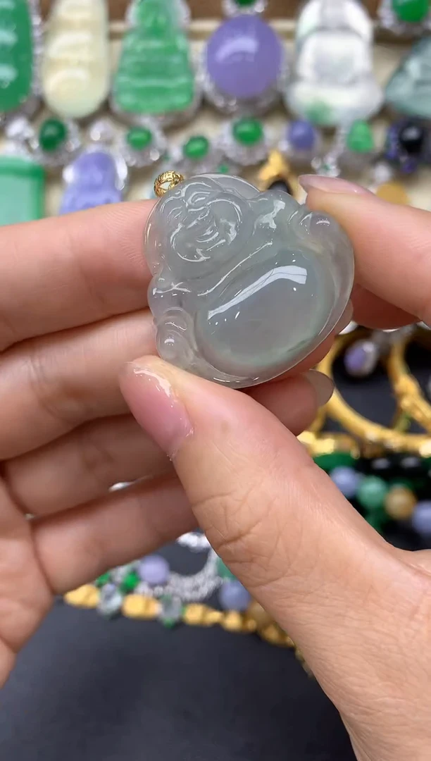 【闪购商品】翡翠颈饰18K金镶嵌45-中国好珍宝