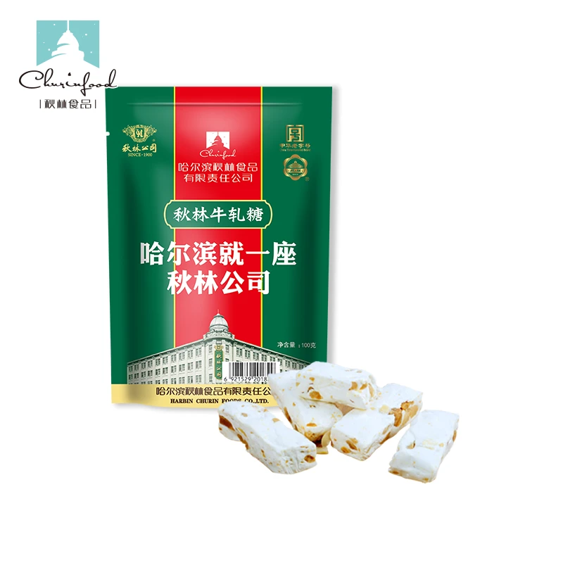 秋林牛轧糖袋装100g