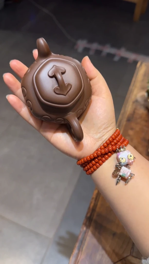 茶壶紫砂5***0六方仿古如意