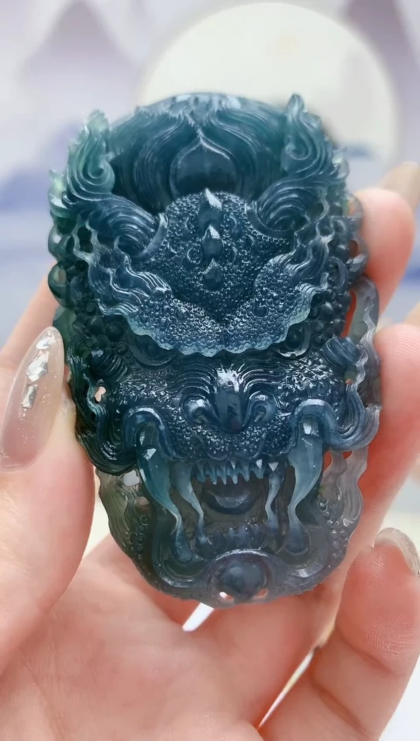 未镶嵌定制翡翠4812jw-毛货挂件94
