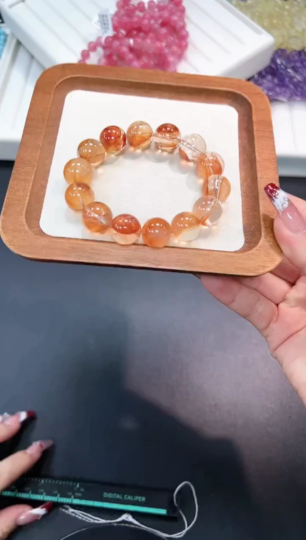 【闪购商品】水晶手串未镶嵌75m多样性发其一/1条14mm默认微瑕