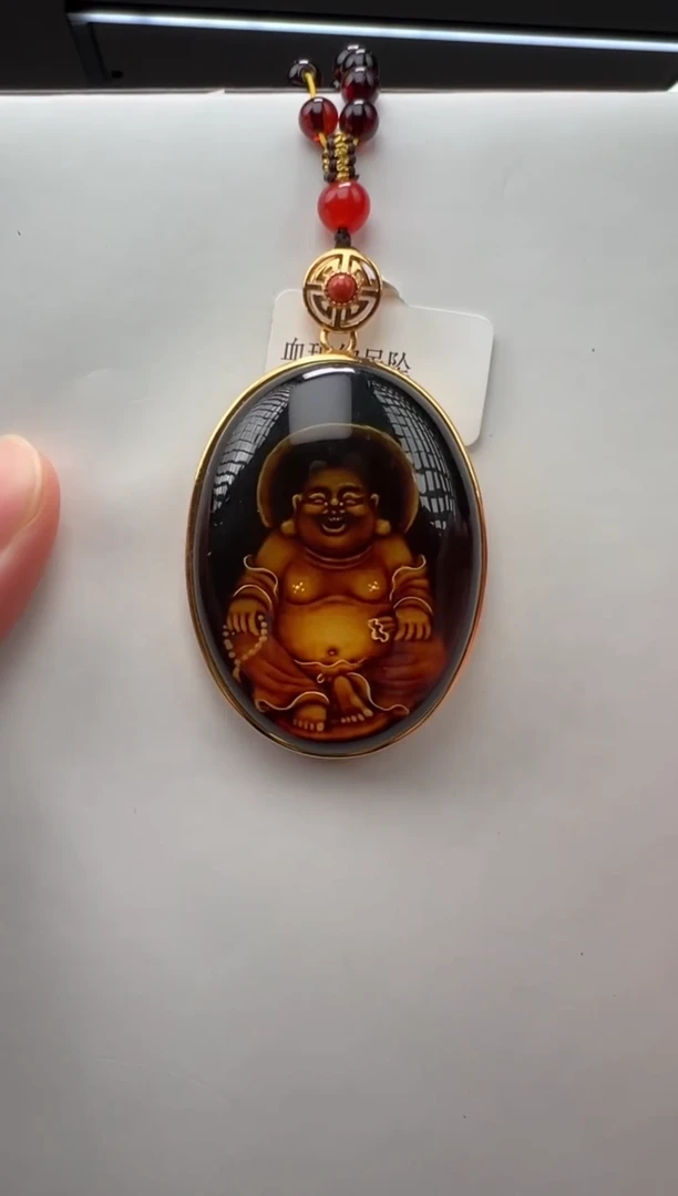 银S925镶嵌颈饰琥珀多样性拍一发一