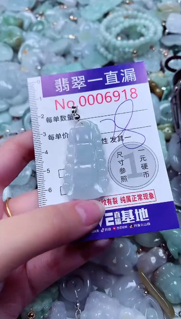 吊坠(不含链)未镶嵌翡翠6918