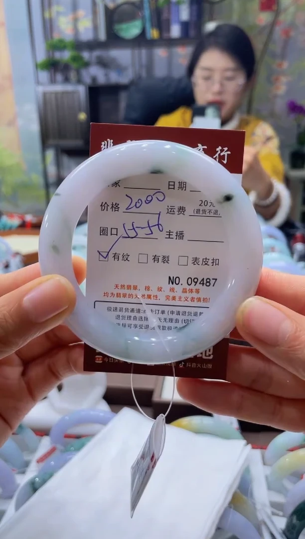 未镶嵌手镯翡翠9487****