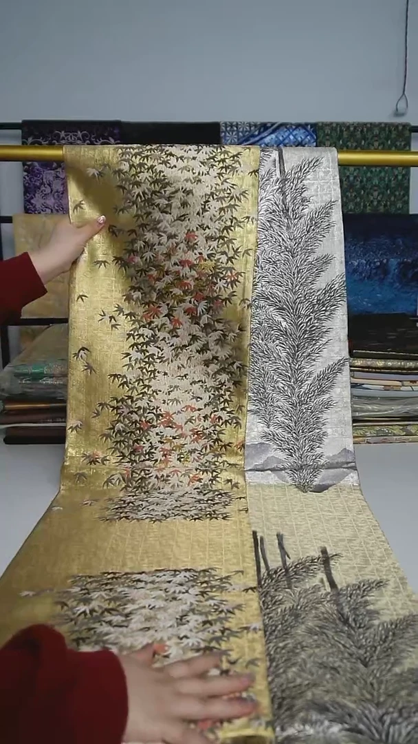 【闪购商品】织绣64 双面全通竹子松树特价