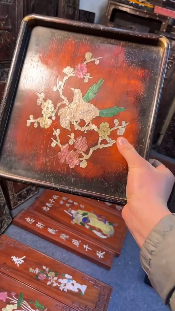 【闪购商品】非洲紫檀（红花梨）赏盘