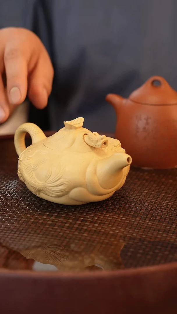 茶壶紫砂鱼化龙    250cc