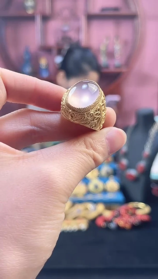 非遗 花丝镶嵌 开口戒