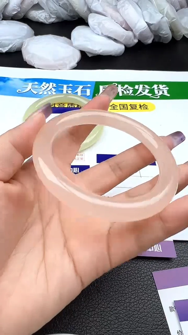 未镶嵌手镯石英质玉圈口 55 56