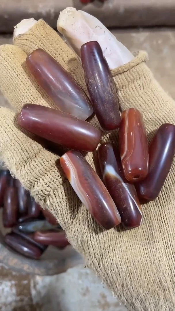 未镶嵌珠子玛瑙/玉髓一单10个