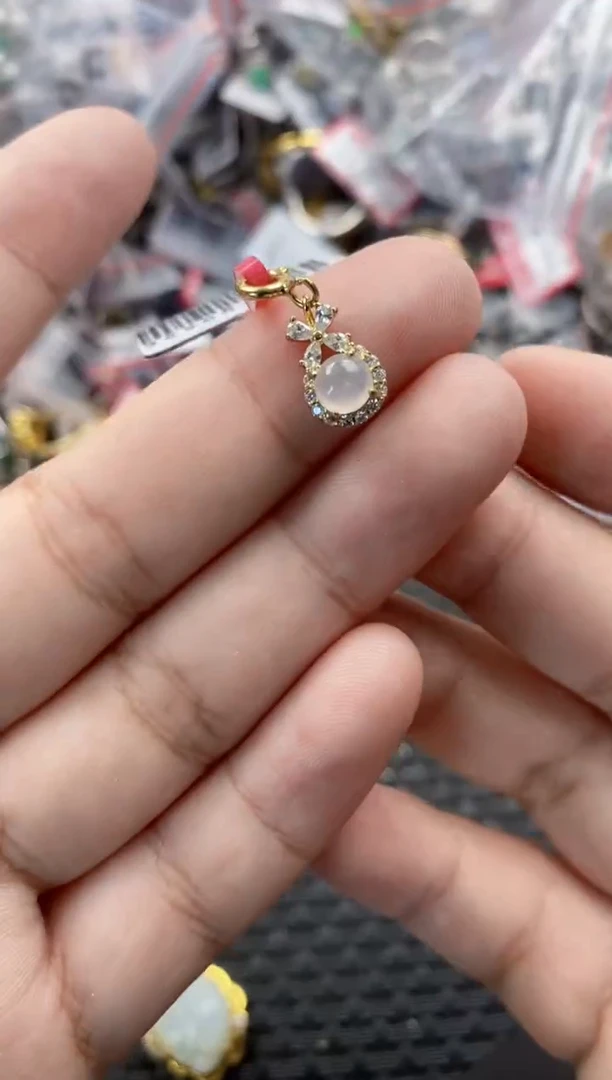 银S925镶嵌戒指翡翠333   5