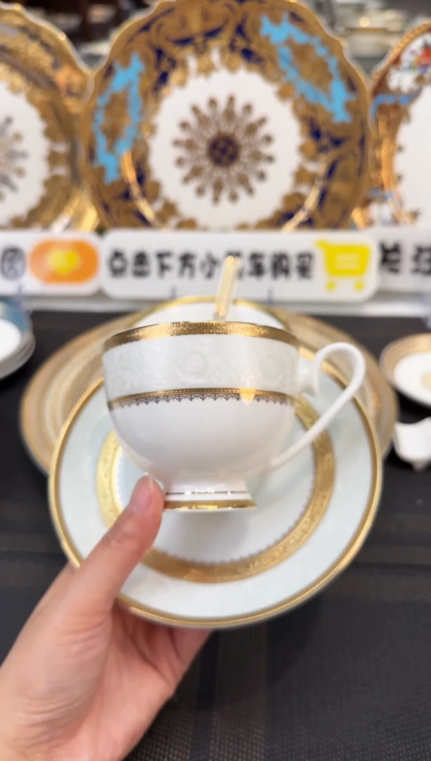 瓷片200毫升杯碟 1套