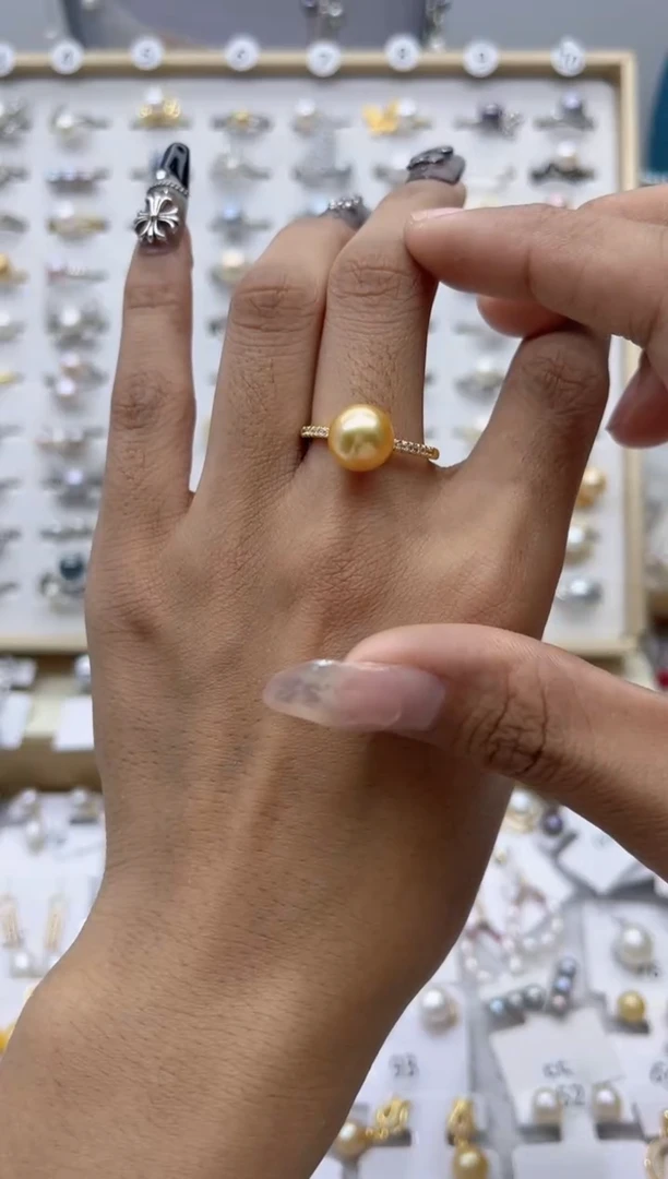 【闪购商品】淡水珍珠戒指合金109