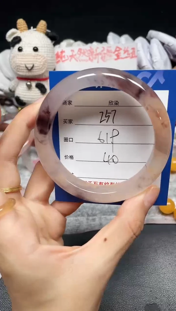 未镶嵌手镯石英质玉257