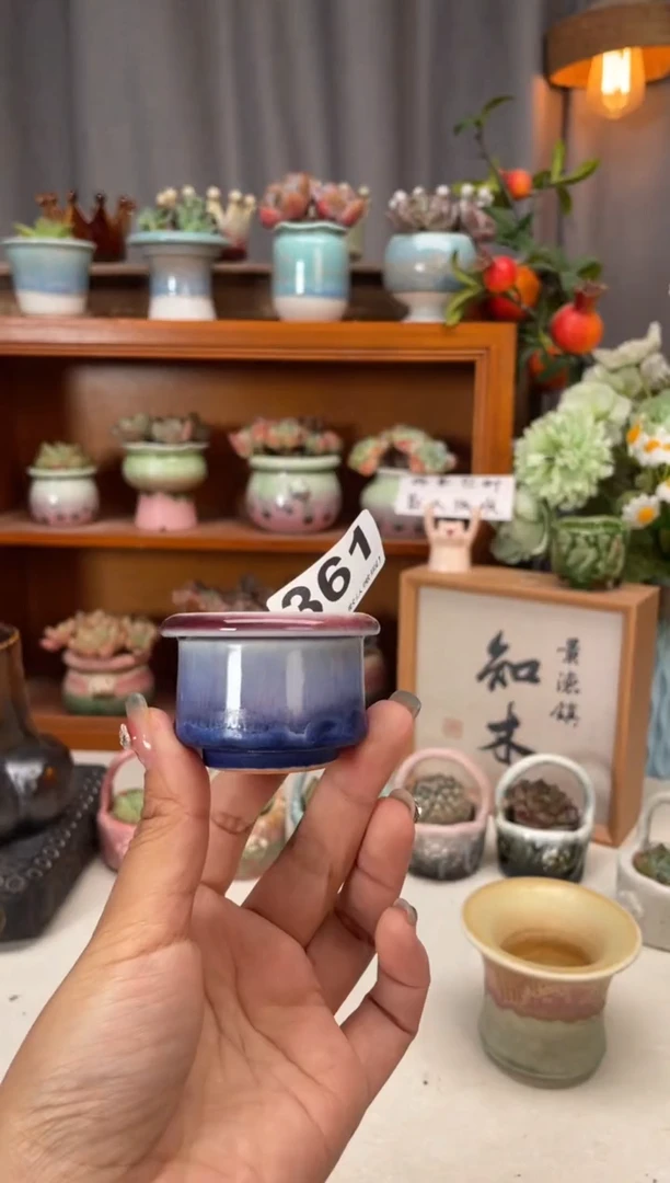 瓷片361知木小芳花盆编号