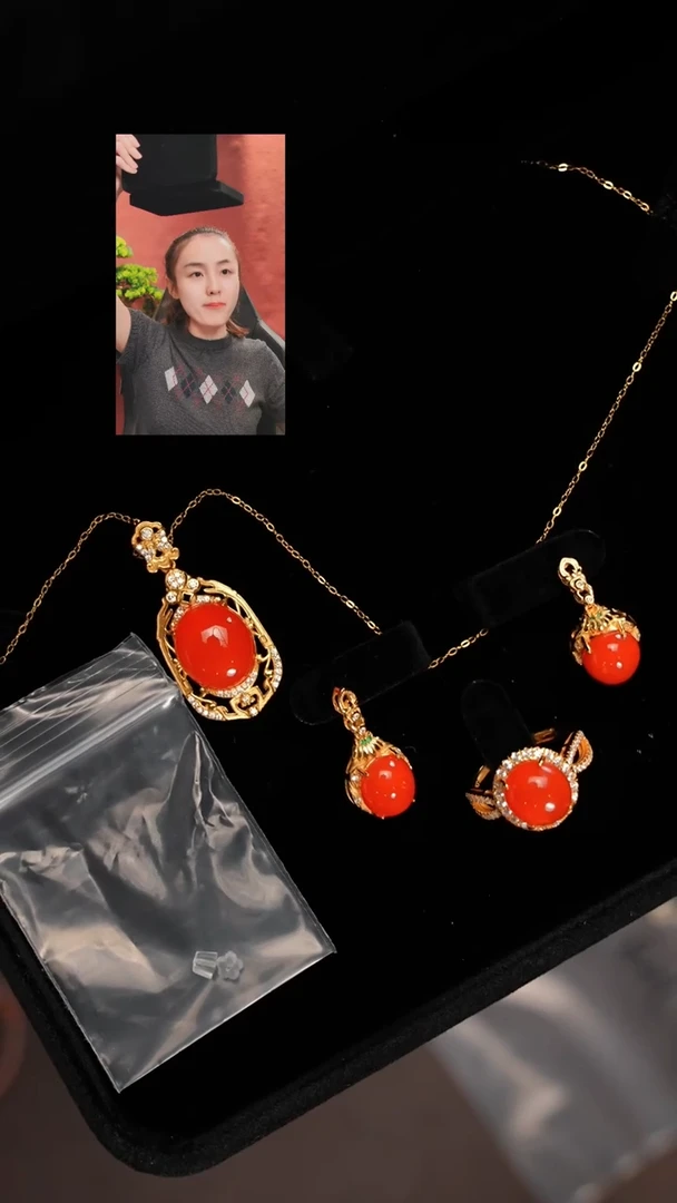 未镶嵌1南红玛瑙天****蓝遇见匠心品质回血