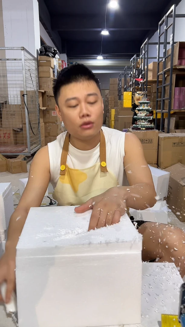 瓷片白蓝条纹狗粮碗2件套