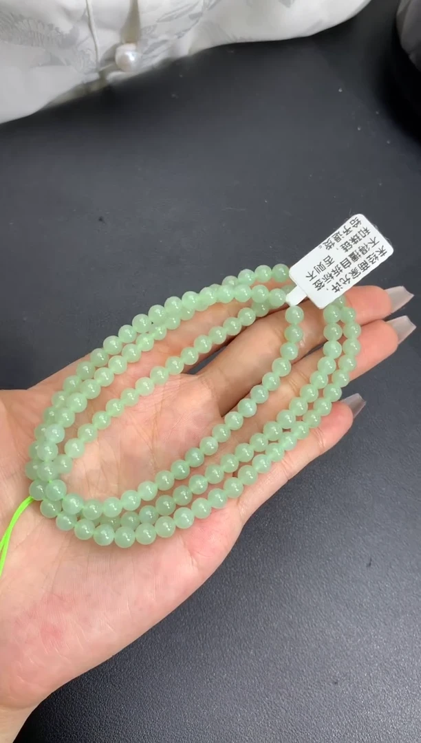 【闪购商品】翡翠手链未镶嵌卡5.2mm