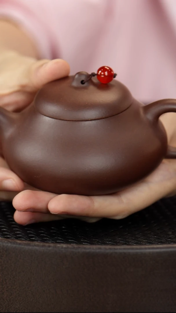 茶壶紫砂5-21 紫泥横云