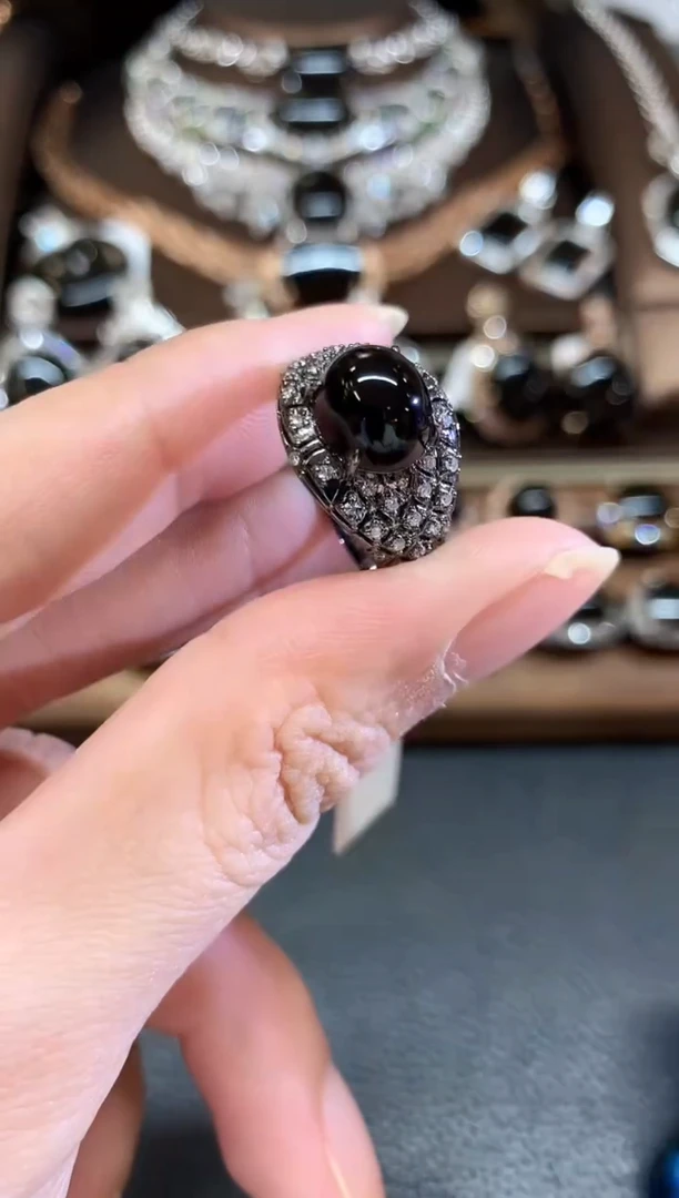 18K金镶嵌戒指翡翠z75不退换