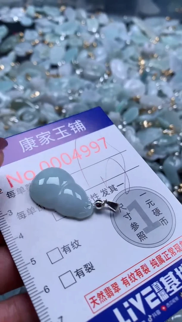 翡翠未镶嵌吊坠(不含链)4997