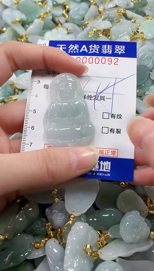 颈饰未镶嵌翡翠纯天然a货翡翠