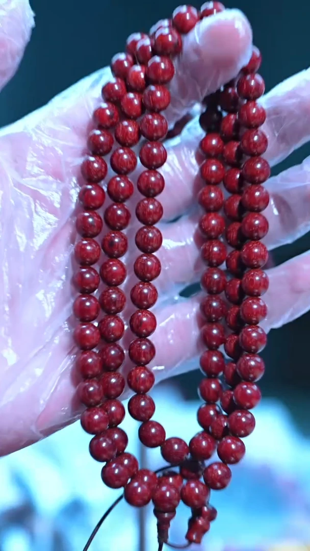 手串/手链小叶紫檀印度小叶紫檀0.8*108手串