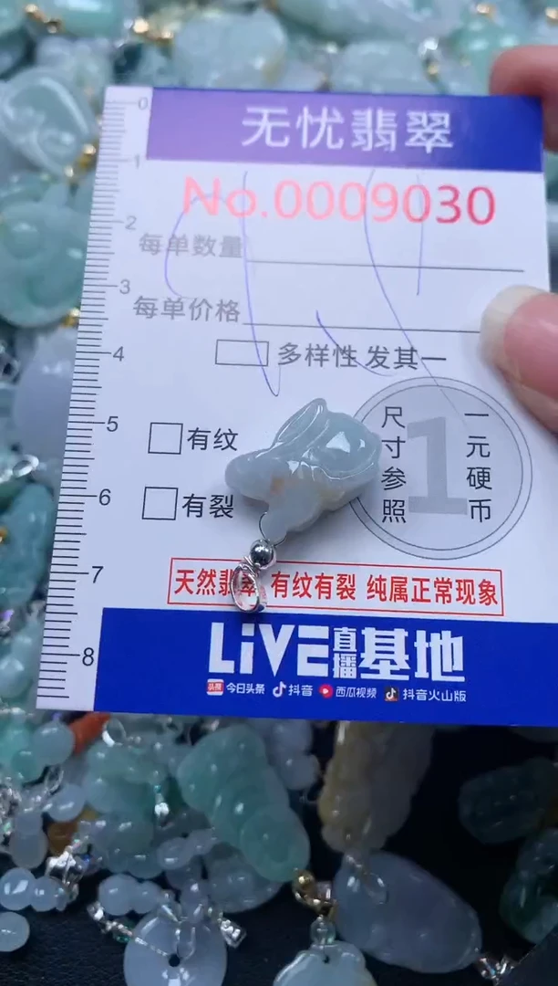 颈饰未镶嵌翡翠9030