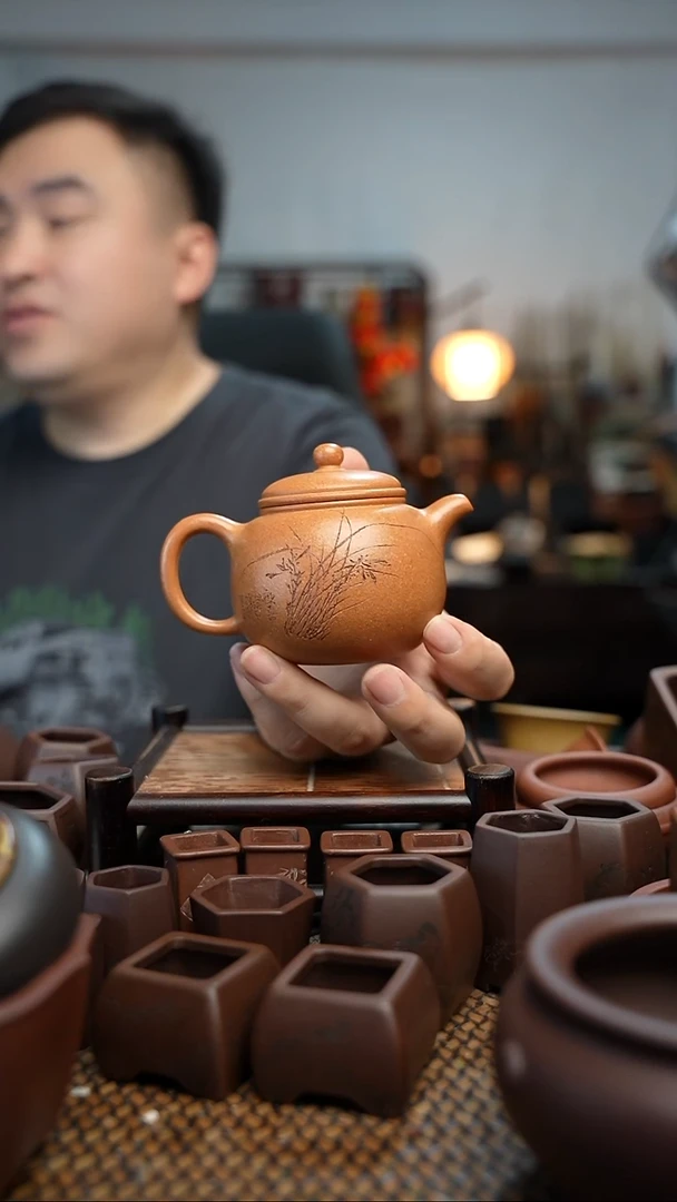 紫砂花盆无****斋長木軒精品紫砂
