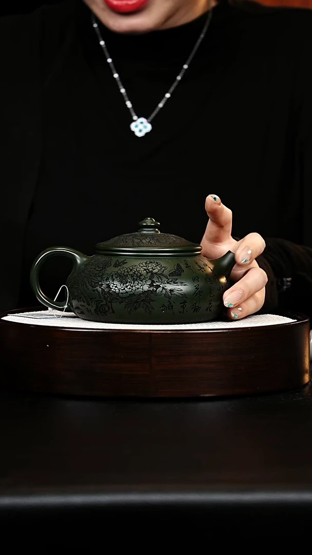 茶壶紫砂寒江壶