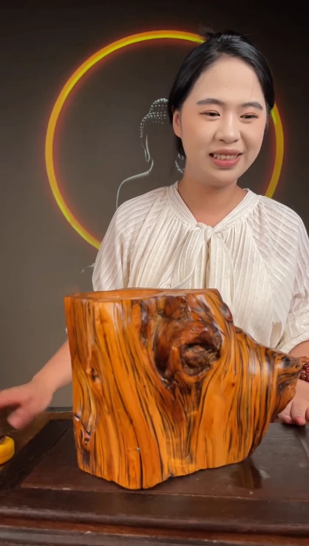 柏木（崖柏）手工摆件,先抢先得! 编号:266