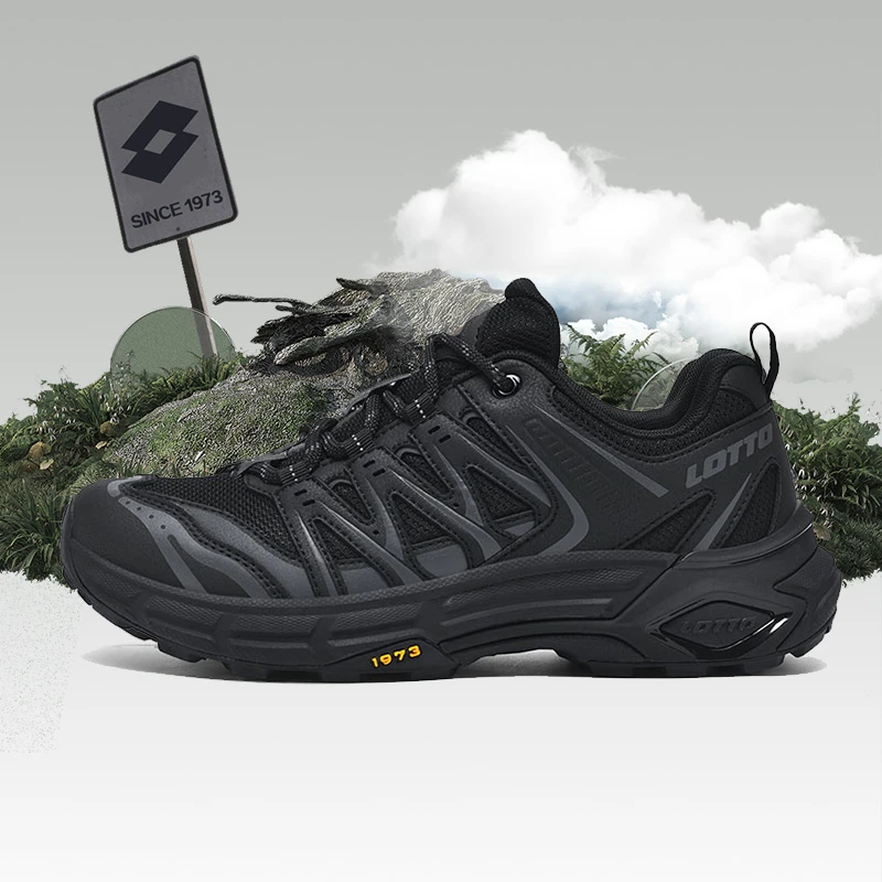 山野3|乐途男户外徒步登山鞋2025秋冬款透气软底减震防滑运动鞋子