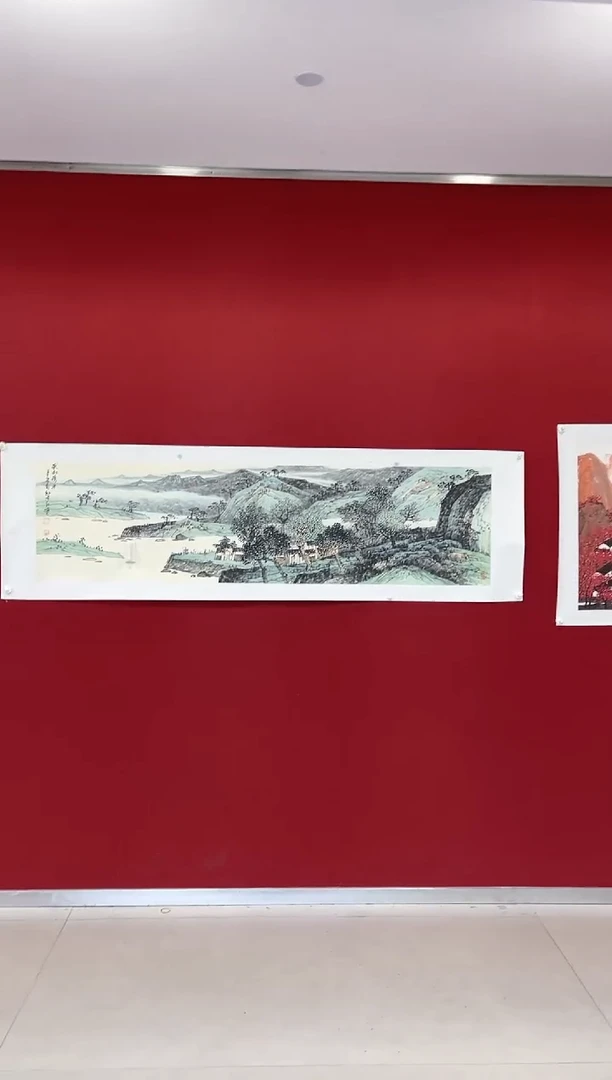 国画郝东红老师画作 180*50