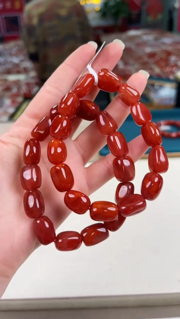 未镶嵌瓦西随型手串南红玛瑙（多样式发其一）
